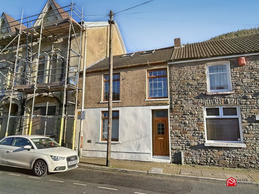 3 bed terraced house for sale in High Street, Ogmore Vale, Bridgend, Bridgend County. CF32, £160,000