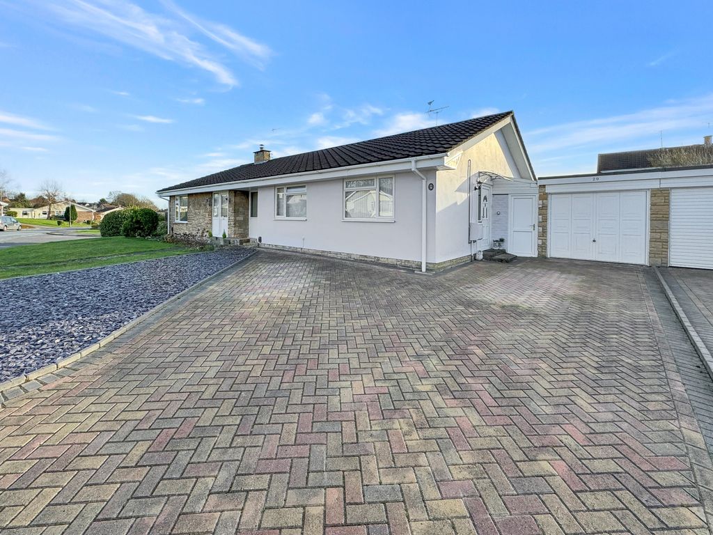 2 bed semi-detached bungalow for sale in Broxburn Road, Warminster BA12, £275,000