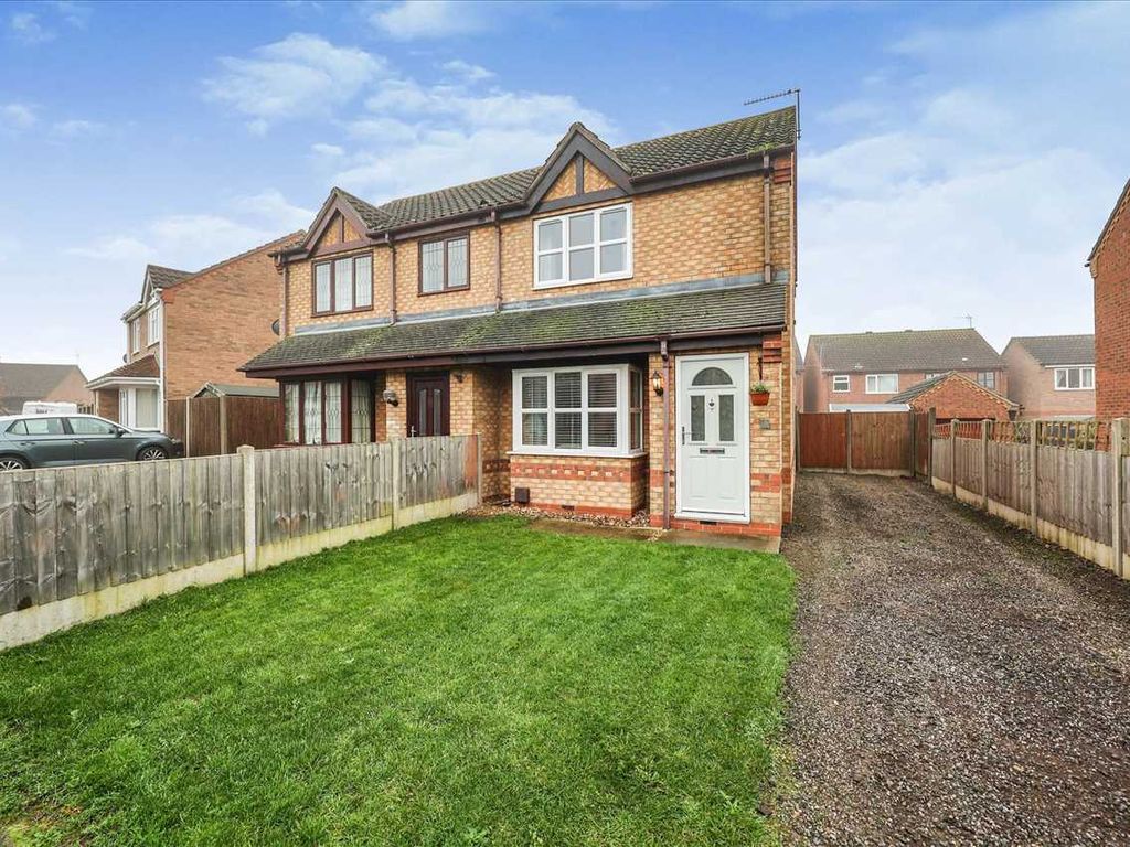 2 bed semi-detached house for sale in Bramble Close, Welton, Lincoln LN2, £185,000