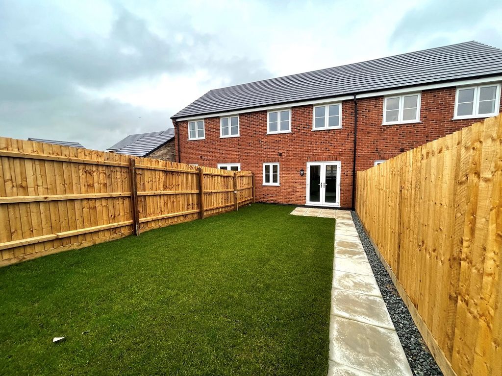 New home, 3 bed terraced house for sale in Roundhouse Way, Loughborough LE12, £128,250