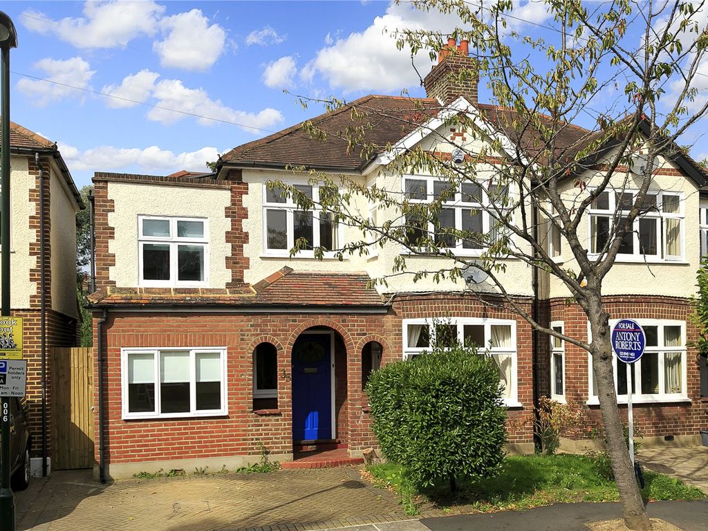 4 bed semi-detached house to rent in Chelwood Gardens, Kew Gardens, Richmond, Surrey TW9, £5,500 pcm