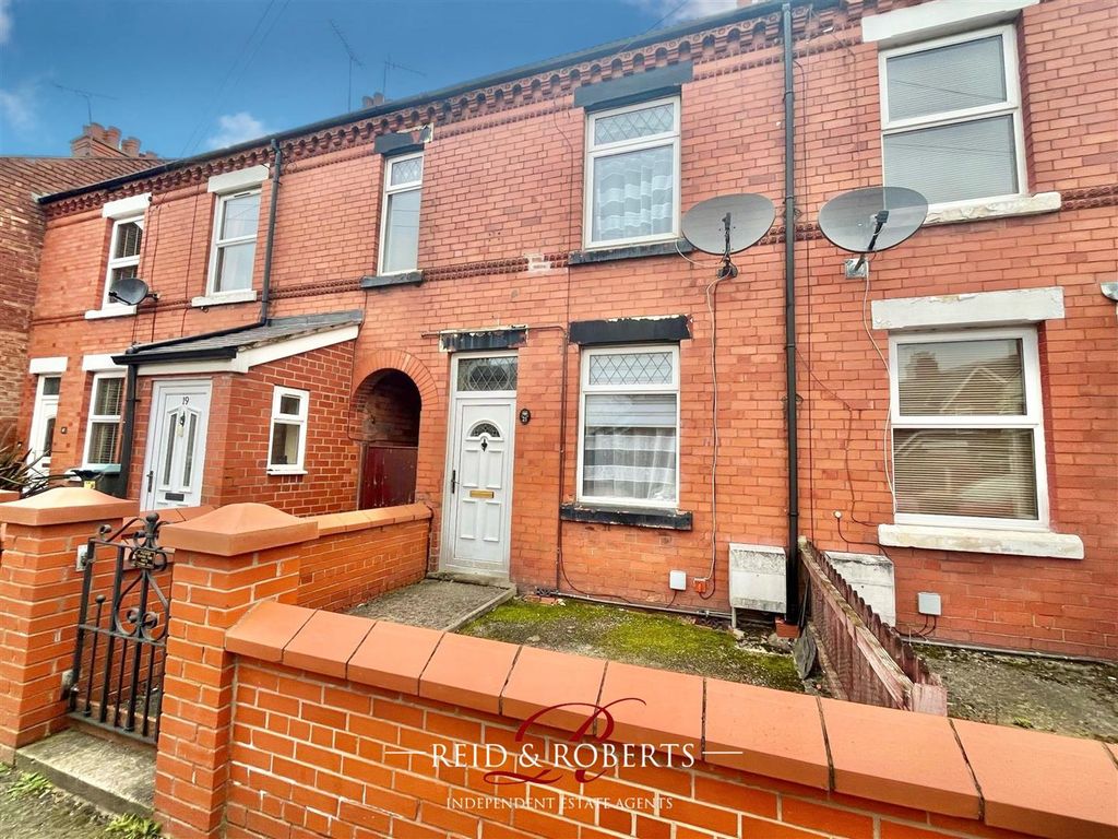 2 bed terraced house for sale in Barons Road, Wrexham LL13, £95,000
