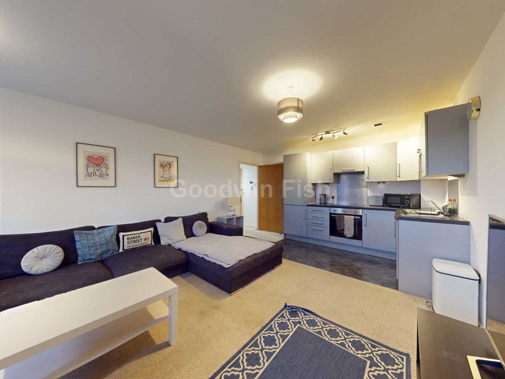 2 bed flat for sale in 2A The Waterfront, Sports City M11, £170,000