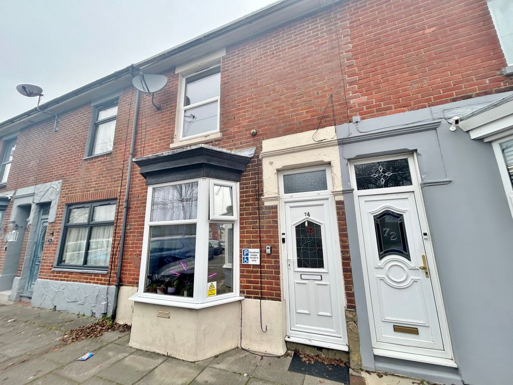 3 bed terraced house for sale in Stanley Road, Portsmouth PO2, £210,000