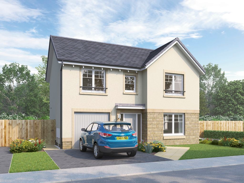 New home, 4 bed detached house for sale in "The Overbury" at Sycamore Drive, Penicuik EH26, £413,000