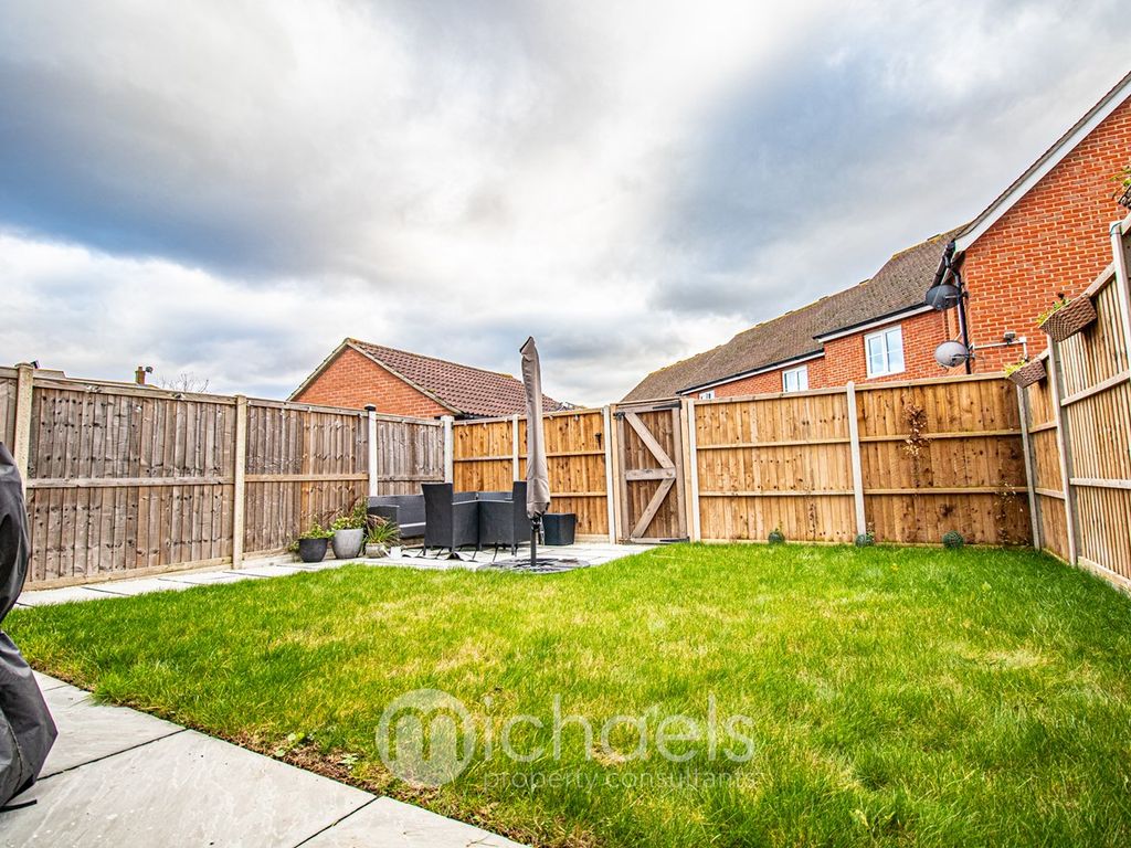 3 bed terraced house for sale in Holst Avenue, Witham CM8, £324,995