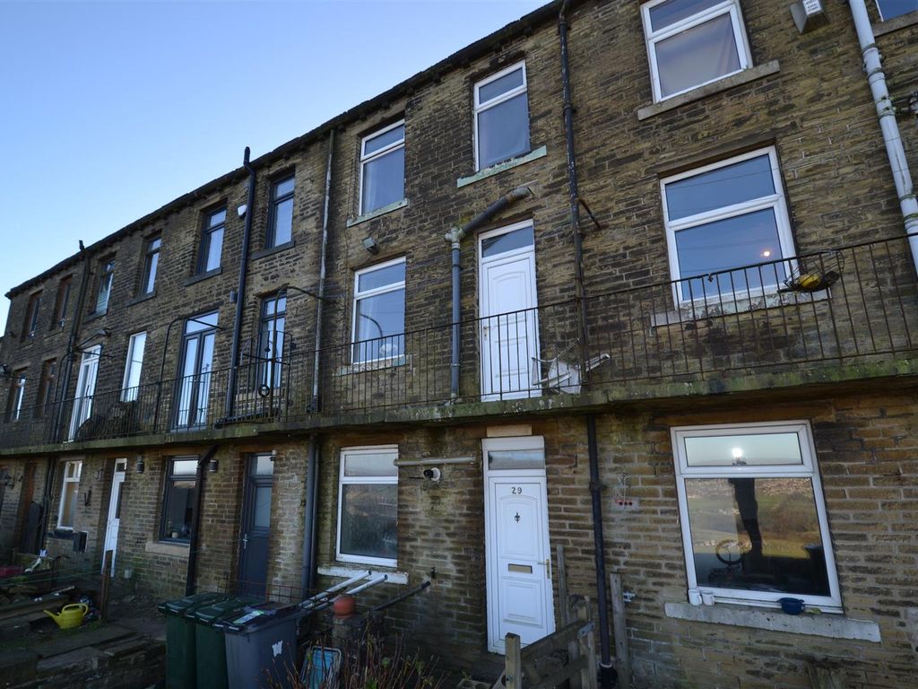 3 bed terraced house for sale in Evelyn Terrace, Queensbury, Bradford BD13, £174,950