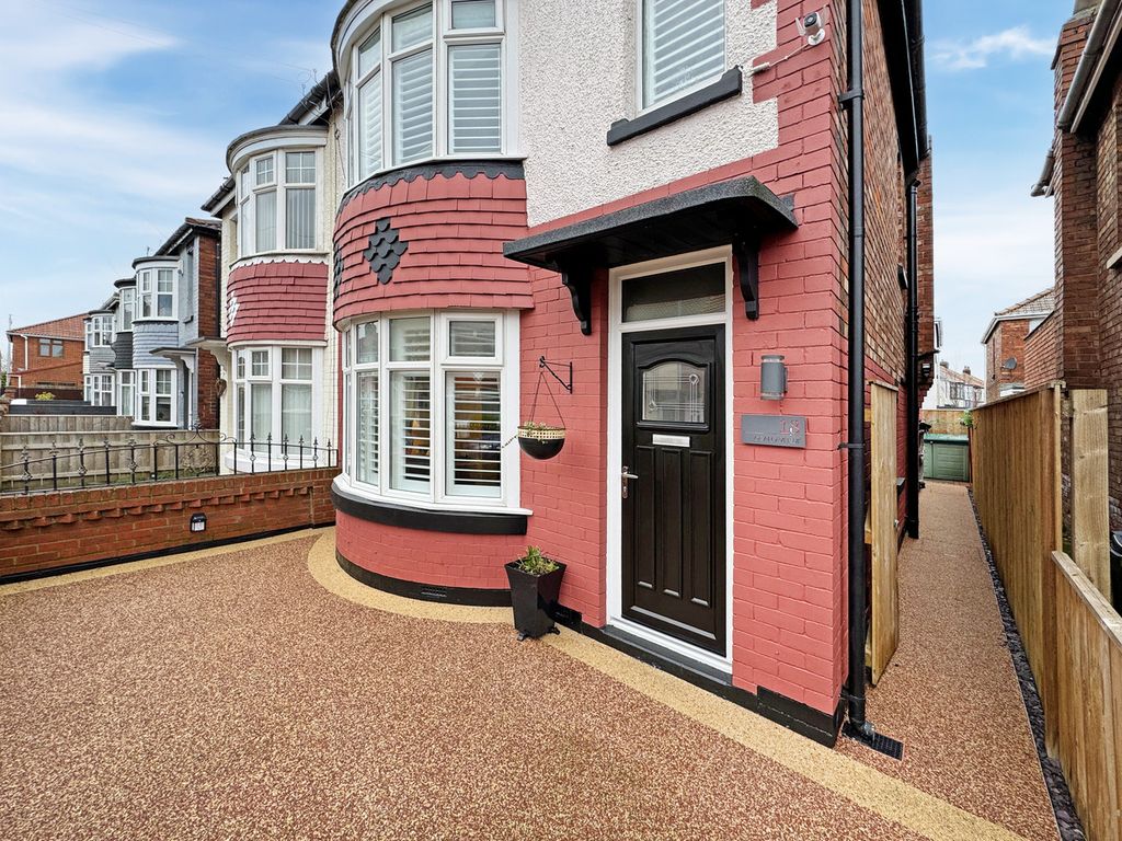 2 bed semi-detached house for sale in Oban Avenue, Hartlepool TS25, £105,000