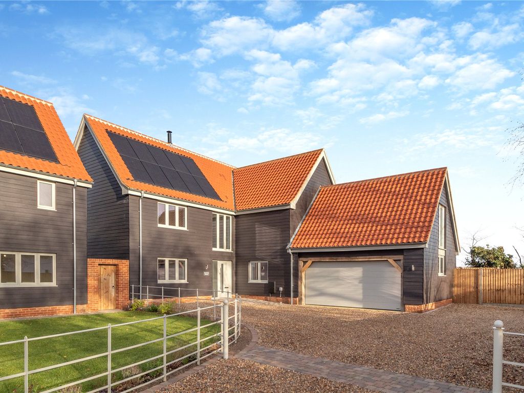 New home, 4 bed detached house for sale in Smallworth, Garboldisham, Diss IP22, £750,000