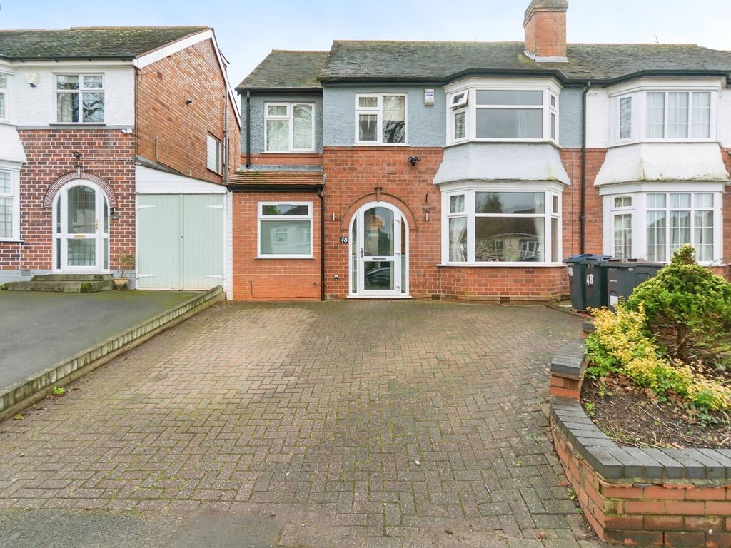 4 bed semi-detached house for sale in Dalbury Road, Hall Green, Birmingham B28, £430,000
