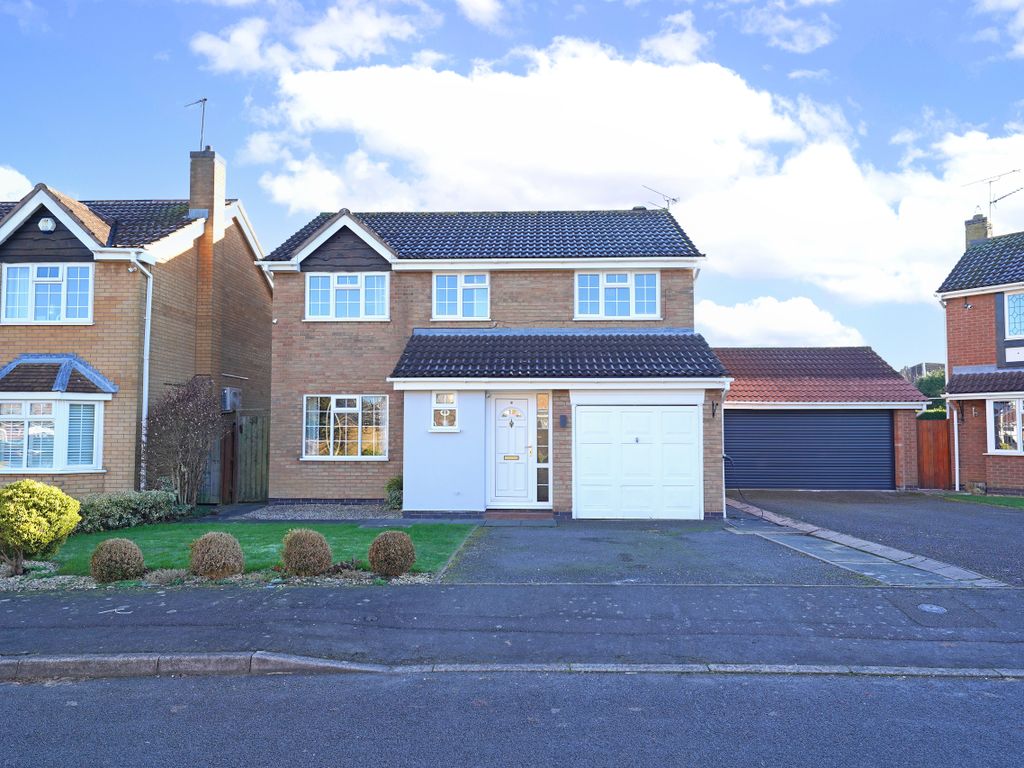 4 bed detached house for sale in Kestrel Close, Leicester Forest East, Leicester, Leicestershire LE3, £395,000