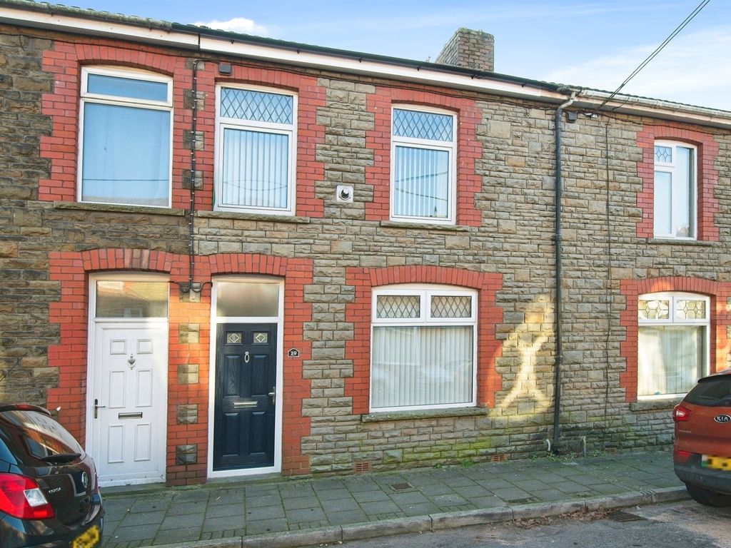 3 bed terraced house for sale in King Street, Abertridwr, Caerphilly CF83, £150,000