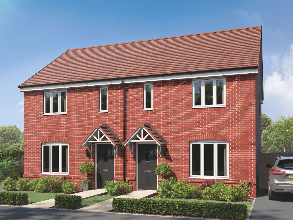 New home, 3 bed semi-detached house for sale in "The Danbury" at Wiltshire Drive, Bradwell, Great Yarmouth NR31, £255,000