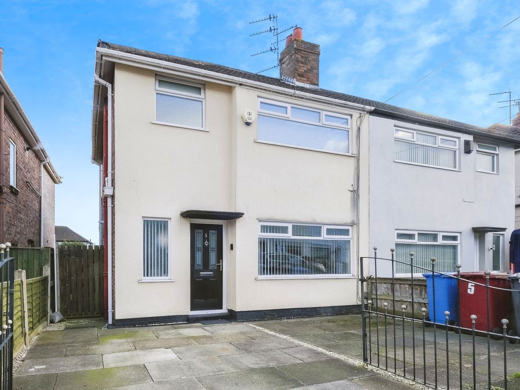 3 bed semi-detached house for sale in Greystone Road, Liverpool L14, £230,000