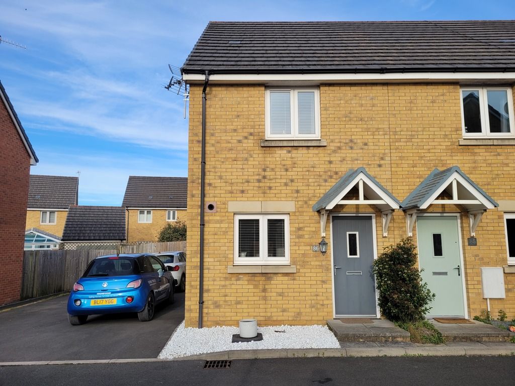 2 bed end terrace house for sale in Cilgant Y Lein, Pyle CF33, £185,000