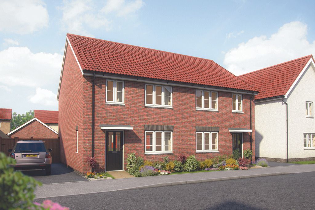 New home, 3 bed semi-detached house for sale in "Hazel" at Station Approach, Westbury BA13, £299,995