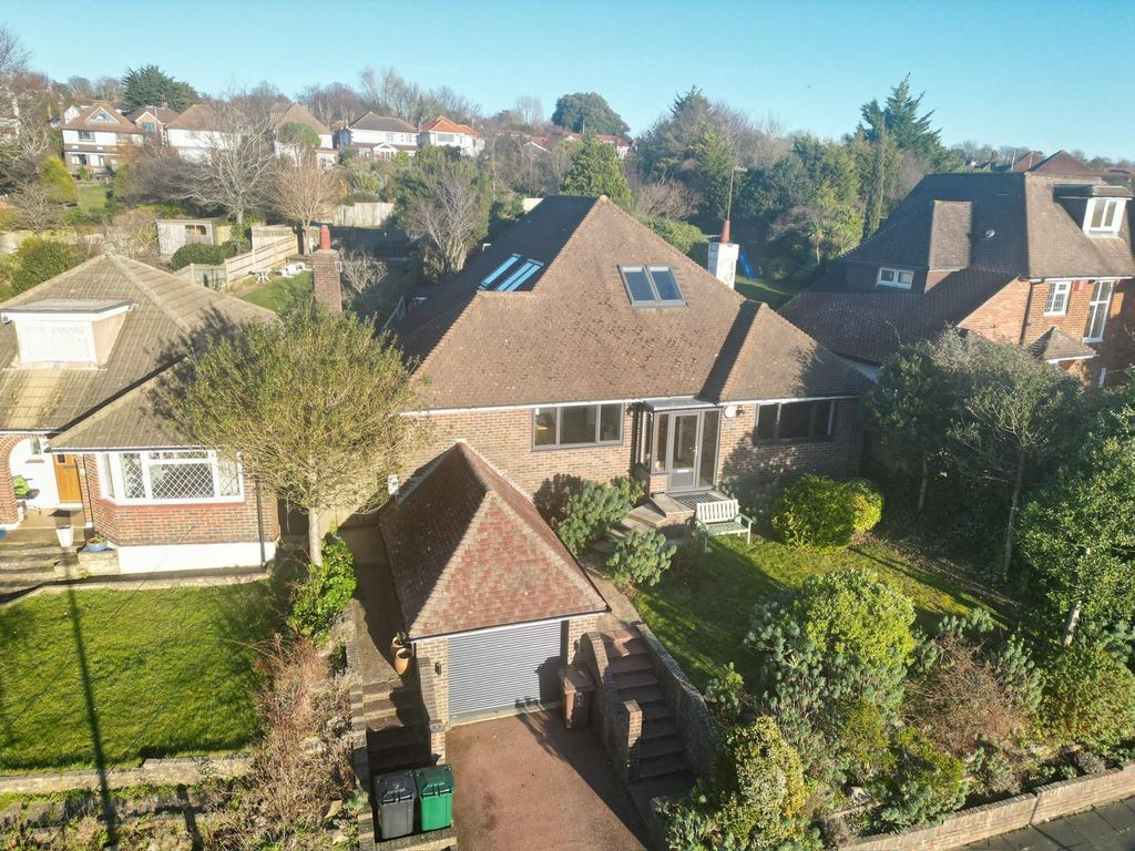 5 bed detached house for sale in Shirley Drive, Hove BN3, £1,200,000