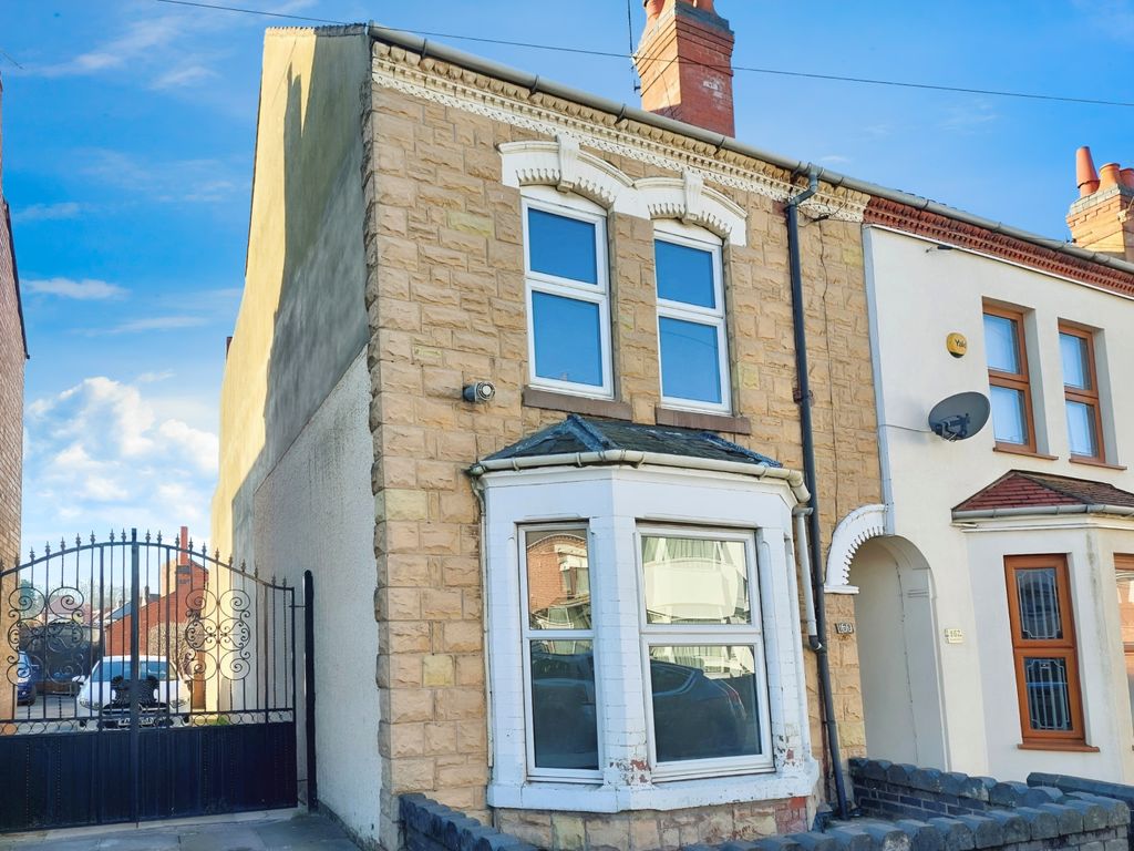 End terrace house for sale in 169 Edward Street, Coton, Nuneaton, Warwickshire CV11, £165,000