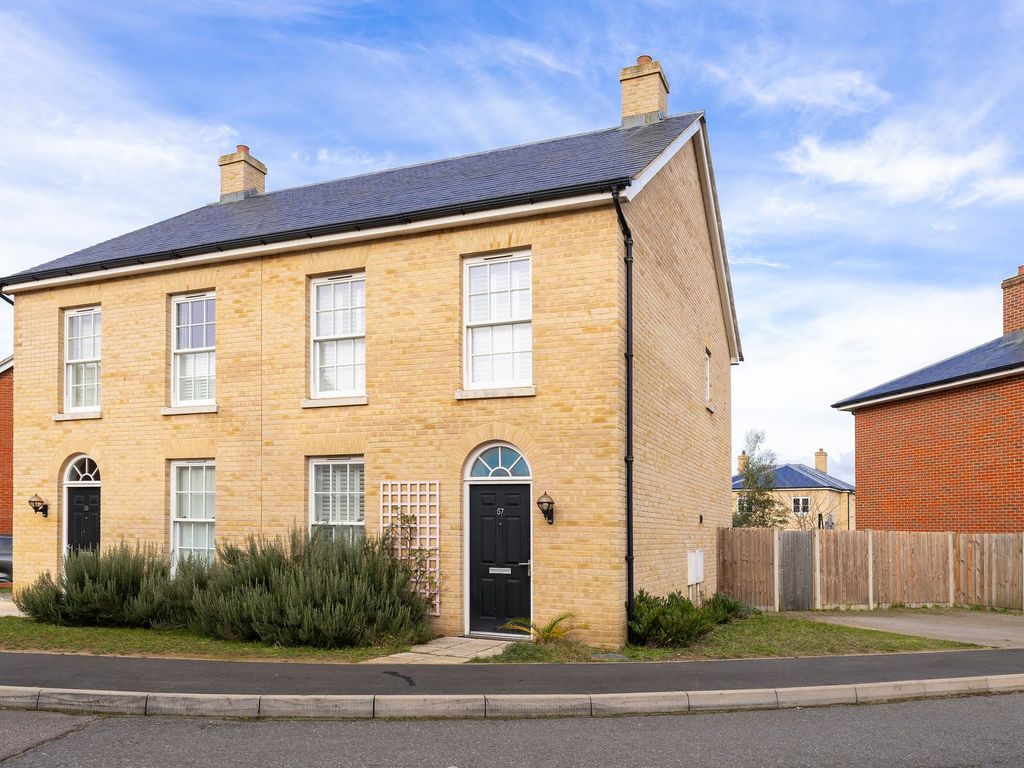 3 bed semi-detached house for sale in Oak Avenue, Loddon NR14, £300,000