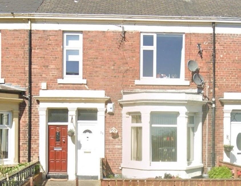 2 bed flat for sale in Burn Terrace, Wallsend NE28, £75,000