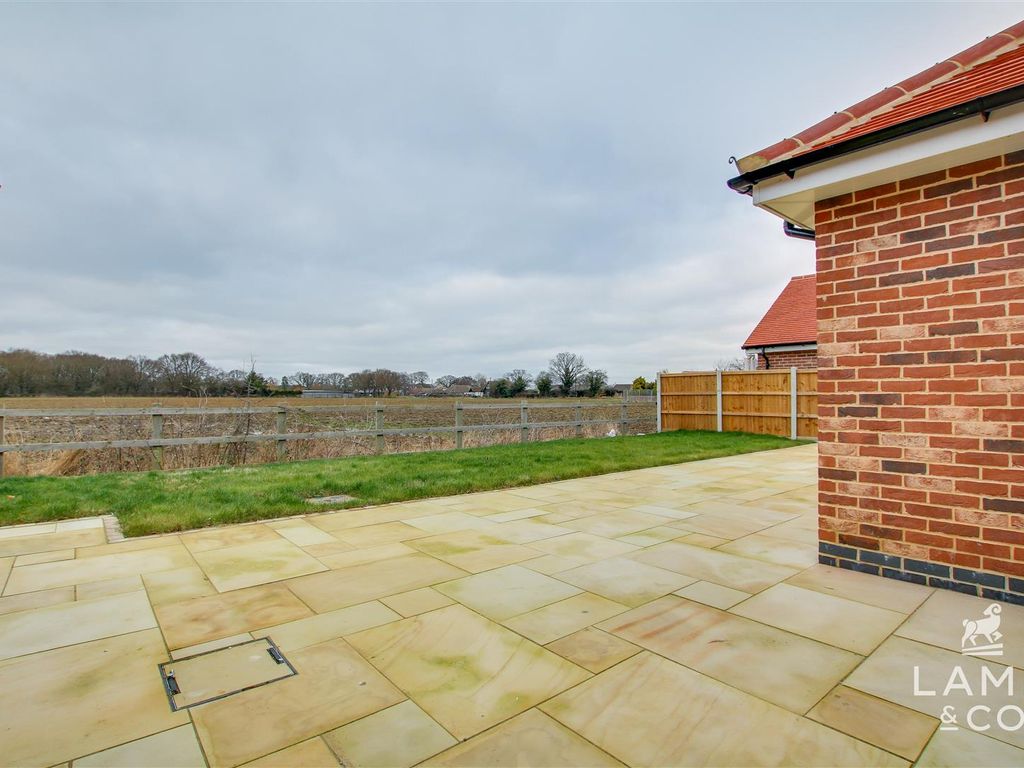 New home, 3 bed detached bungalow for sale in The Meadows, Betts Green Road, Little Clacton CO16, £368,500