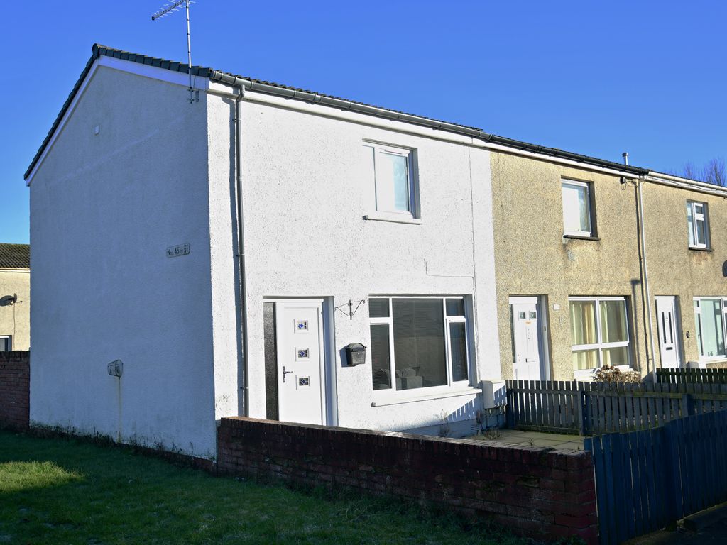 2 bed end terrace house for sale in 45 Mossbank, Prestwick, Ayrshire KA9, £105,000