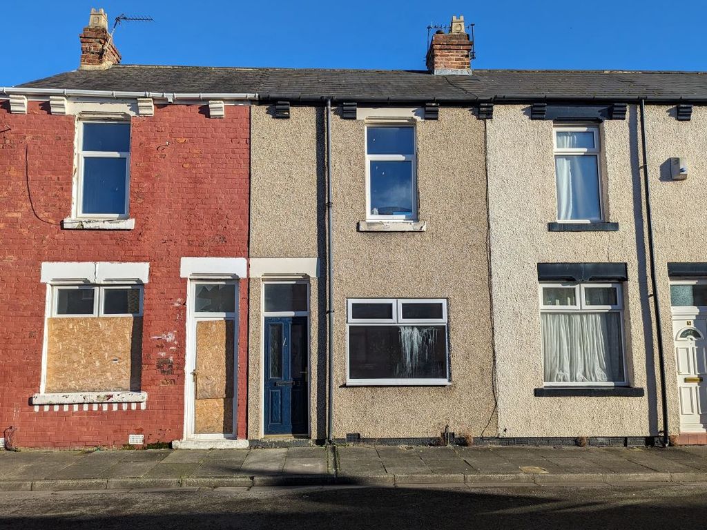 2 bed terraced house for sale in 3 Rossall Street, Hartlepool, Cleveland TS25, £28,000