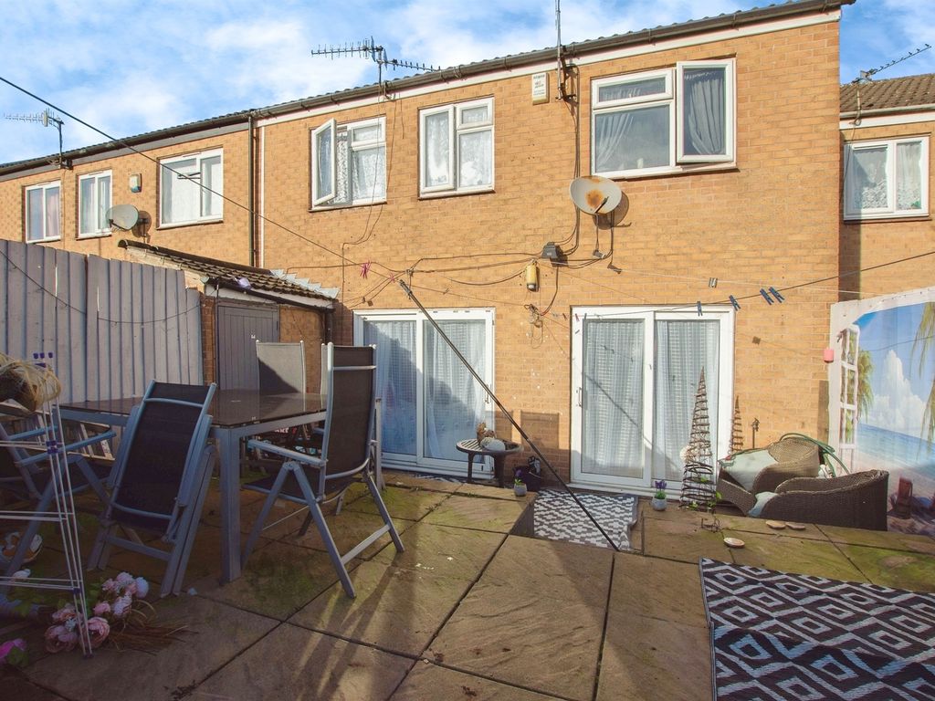3 bed terraced house for sale in Utile Gardens, Bulwell, Nottingham NG6, £90,000