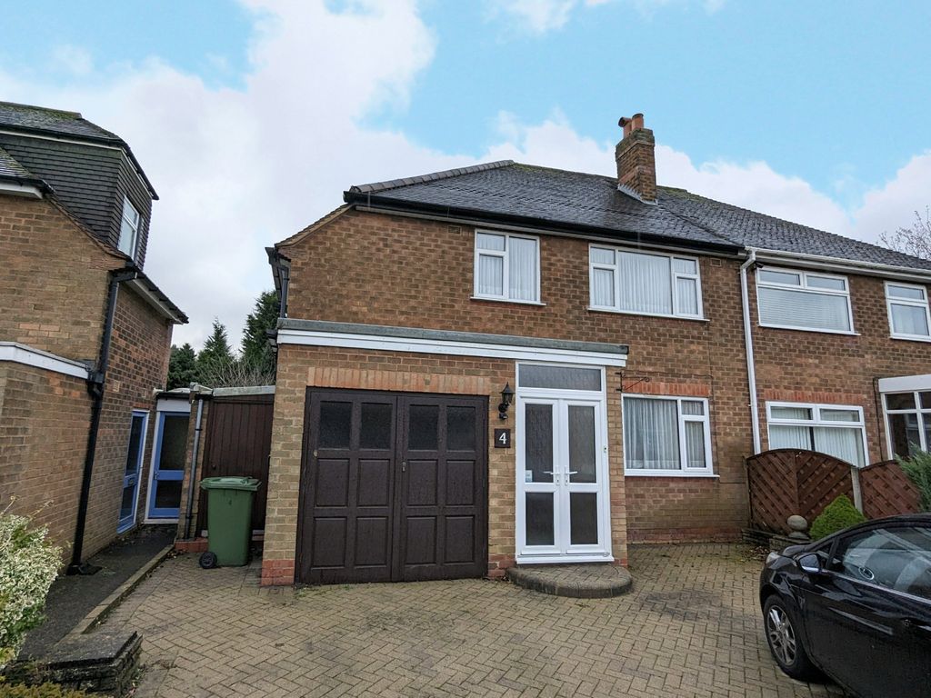 3 bed semi-detached house for sale in Bearley Croft, Shirley, Solihull B90, £380,000