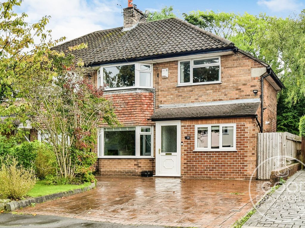 3 bed semi-detached house for sale in Dean Drive, Wilmslow SK9, £479,950