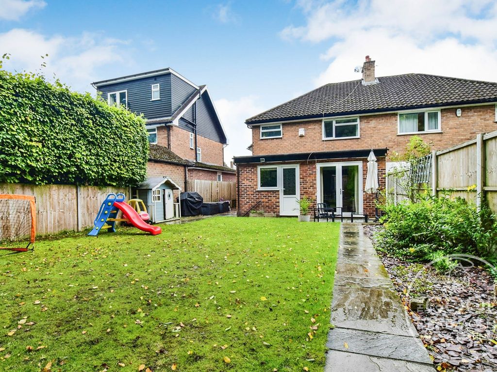 3 bed semi-detached house for sale in Dean Drive, Wilmslow SK9, £479,950