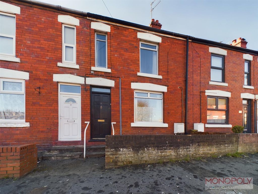 2 bed terraced house for sale in Windsor Road, New Broughton, Wrexham LL11, £130,000