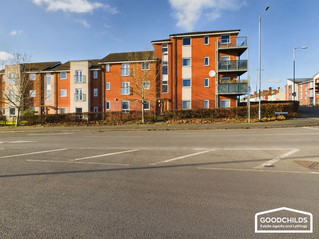 2 bed flat for sale in Dorney Place, Cannock WS11, £125,000