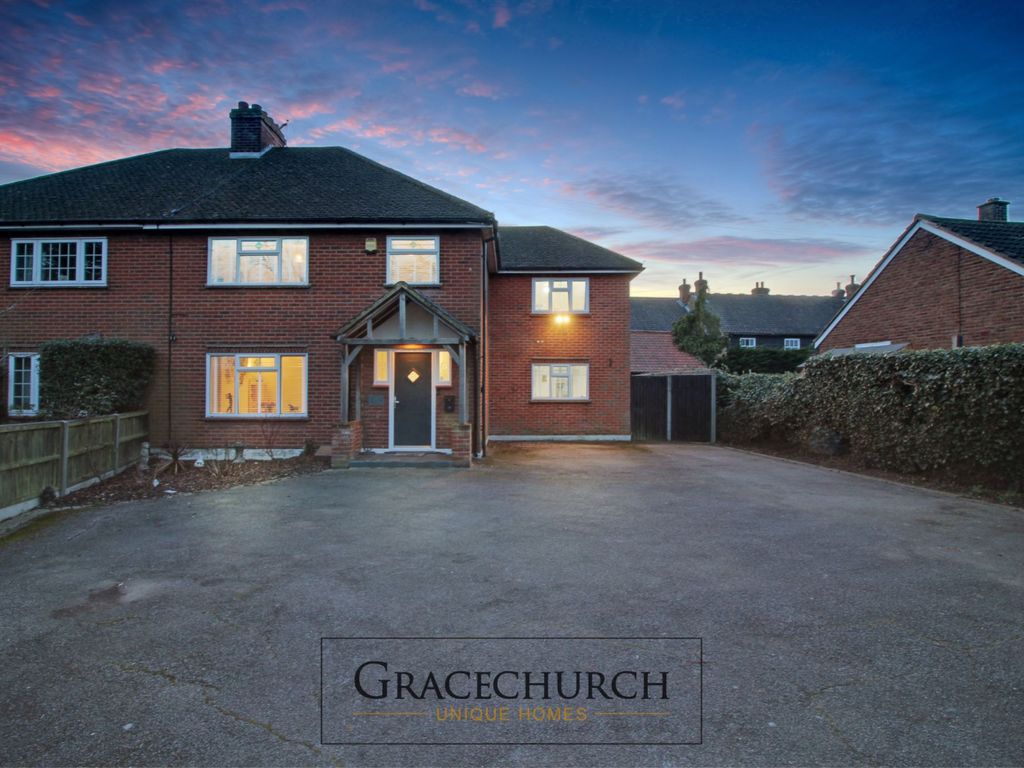 4 bed semi-detached house for sale in Elm Close, Epping Green, Epping CM16, £750,000