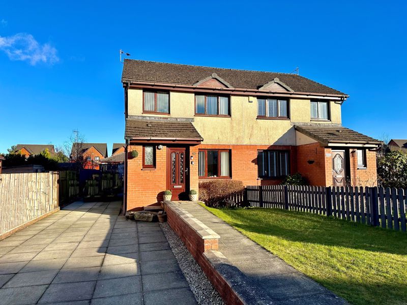 3 bed semi-detached house for sale in Fulton Place, Dalrymple, Ayr KA6, £130,000