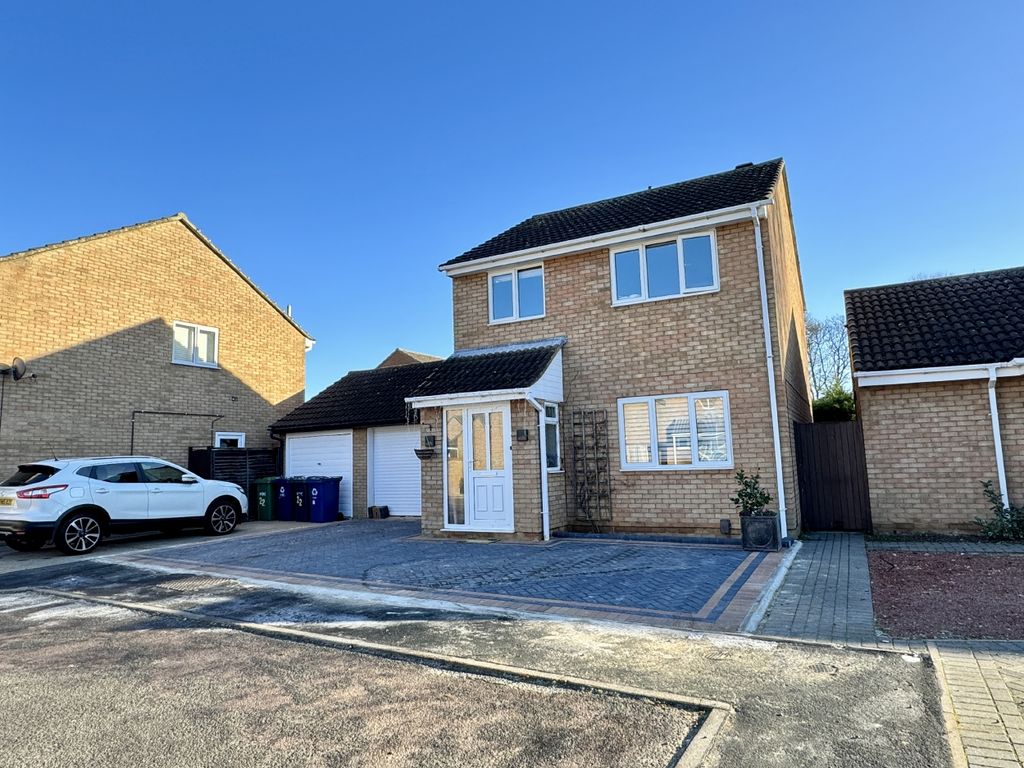 3 bed detached house for sale in The Crofts, Little Paxton, St. Neots PE19, £395,000