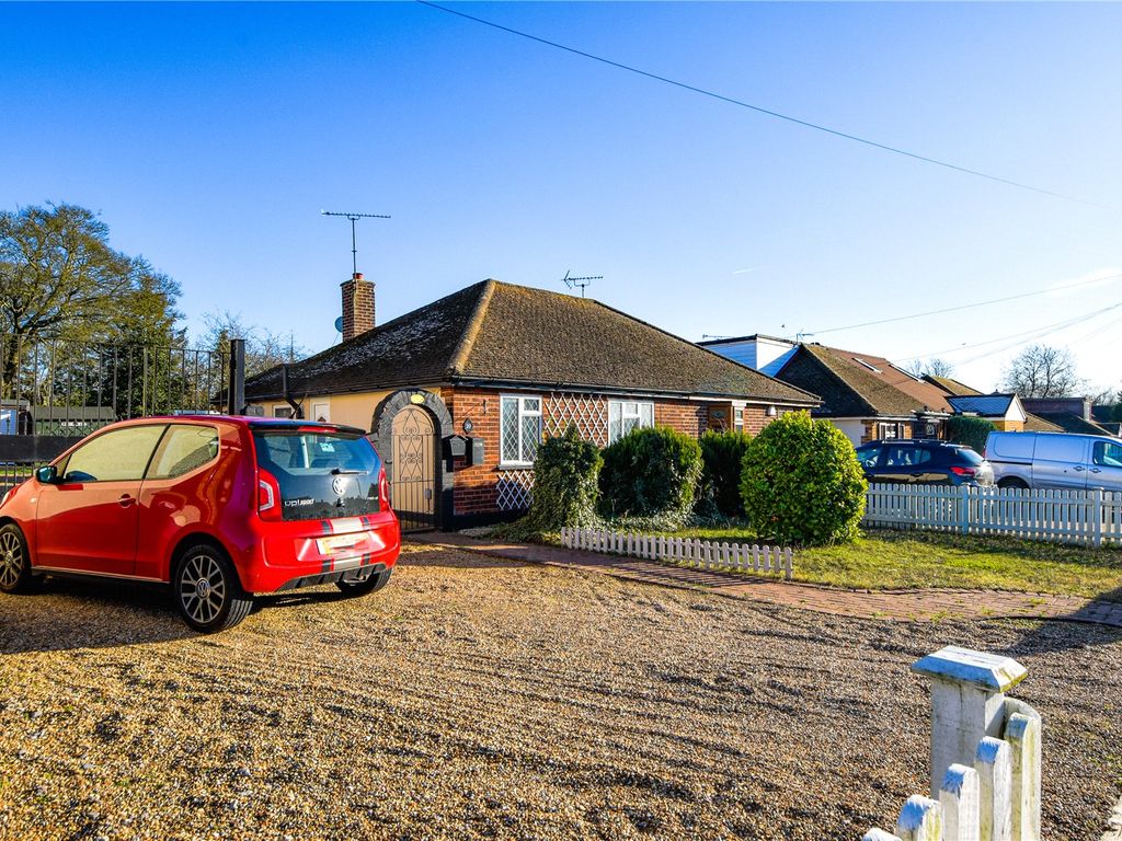 2 bed bungalow for sale in School Green Lane, North Weald, Epping, Essex CM16, £450,000