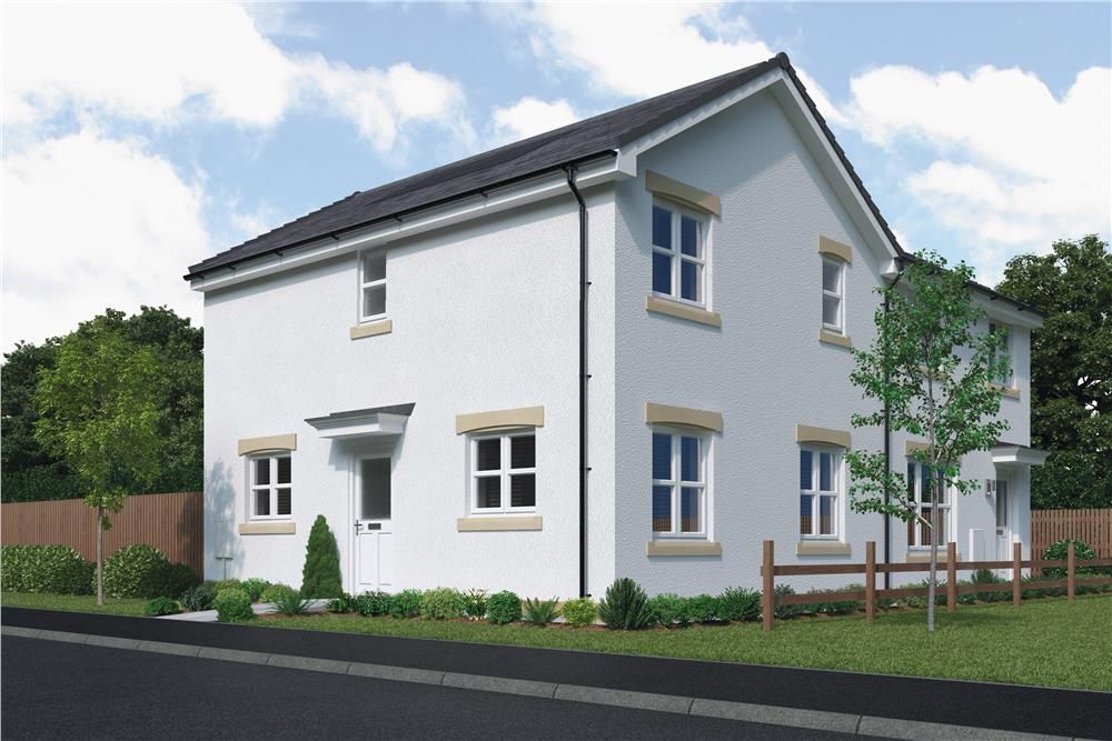 New home, 3 bed semi-detached house for sale in "Carlton Da Semi" at Queensgate, Glenrothes KY7, £220,000