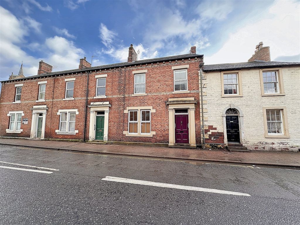 3 bed terraced house for sale in St. Martins Terrace, Carlisle Road, Brampton CA8, £229,950