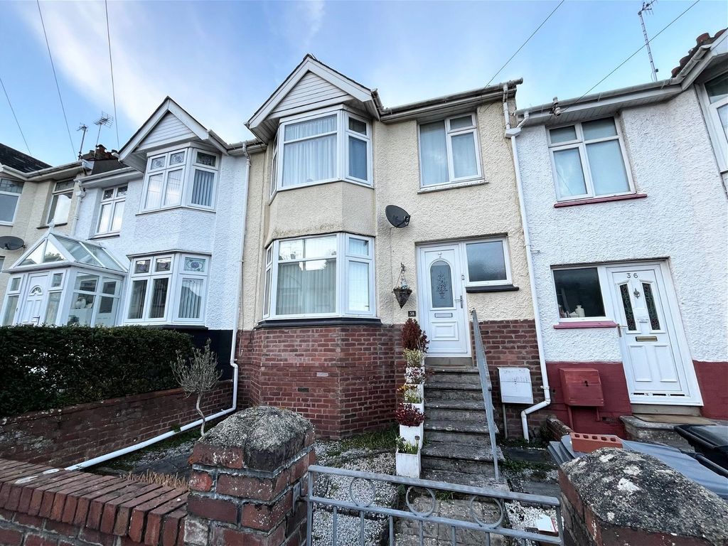 3 bed terraced house for sale in Clifton Road, Paignton TQ3, £239,950