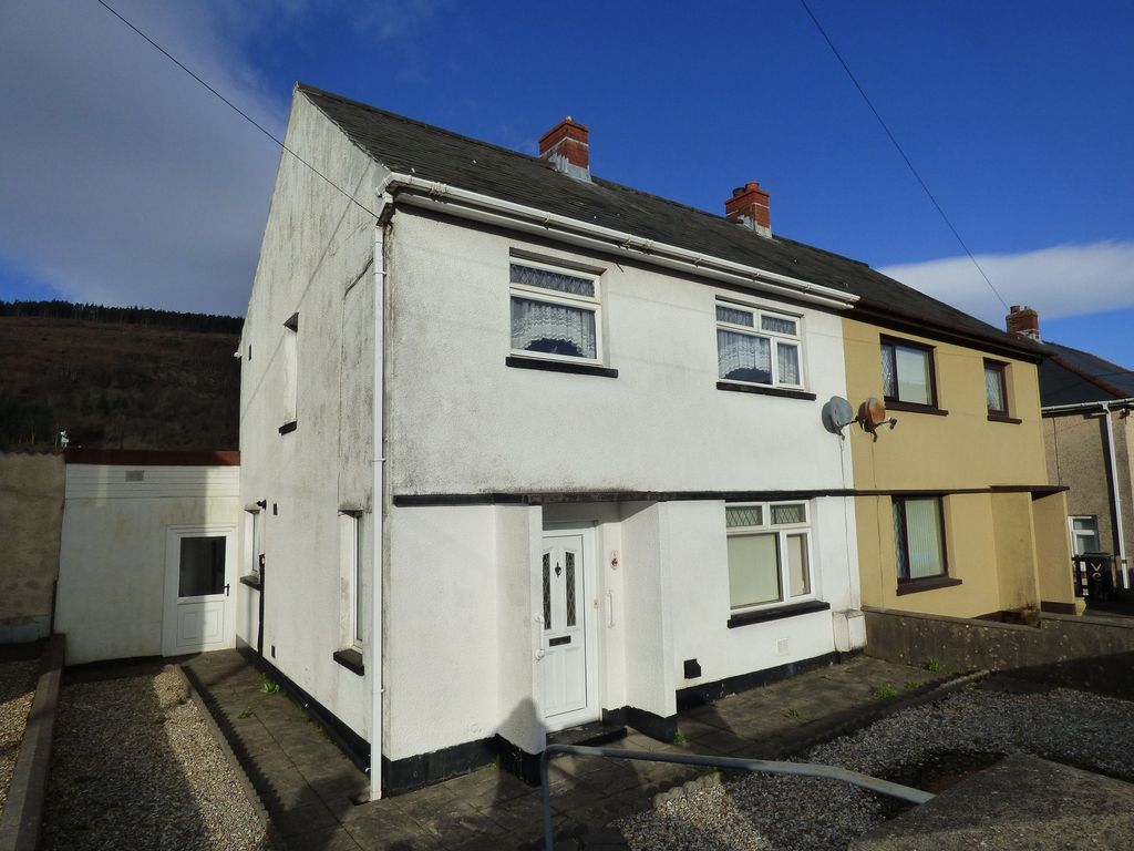 3 bed semi-detached house for sale in Ynysfach Avenue, Resolven, Neath . SA11, £100,000