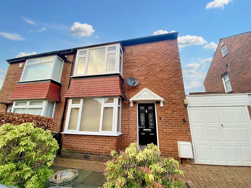 2 bed semi-detached house for sale in Nether Riggs, Bedlington NE22, £169,950