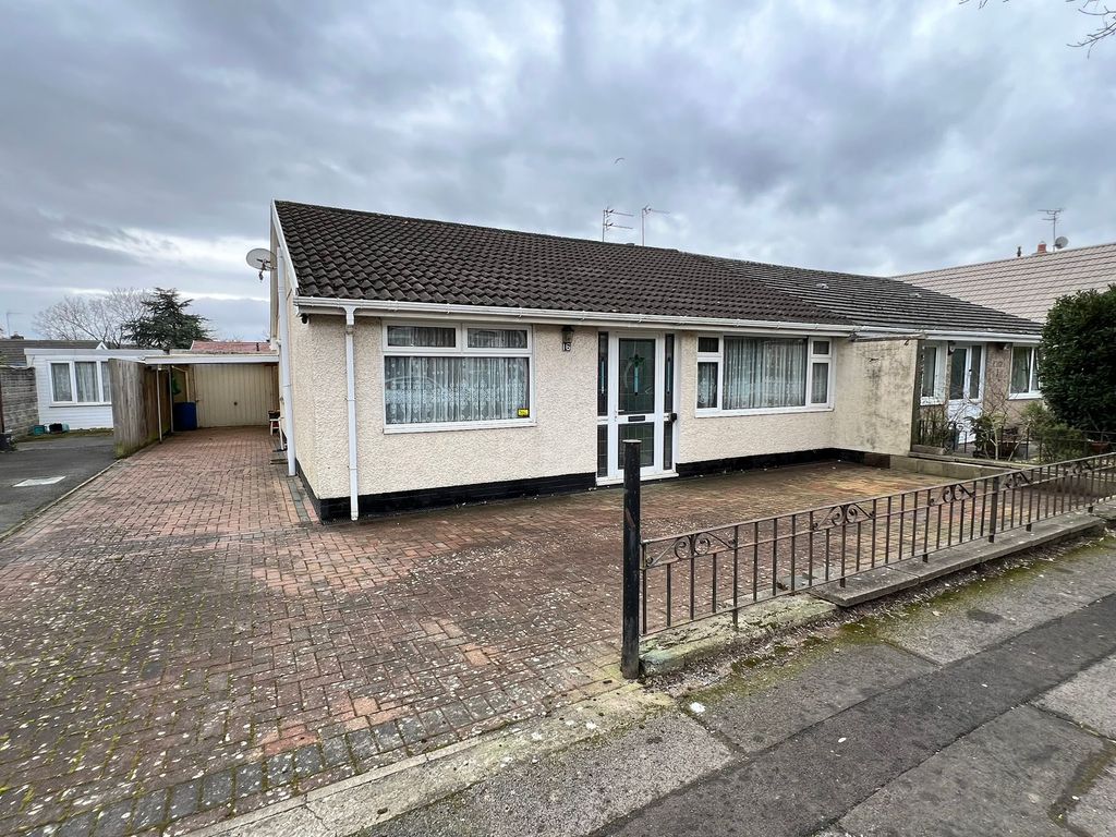 2 bed semi-detached bungalow for sale in Chamberlain Row, Dinas Powys CF64, £265,000