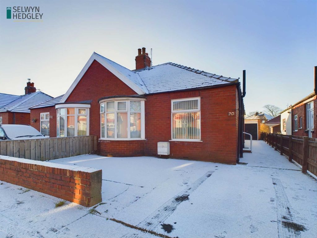 2 bed semi-detached bungalow for sale in Wardman Crescent, Redcar TS10, £120,000