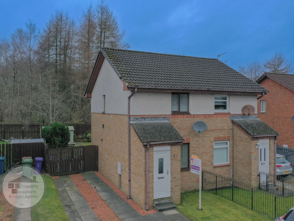 2 bed semi-detached house for sale in Darnaway Drive, Glasgow G33, £125,000
