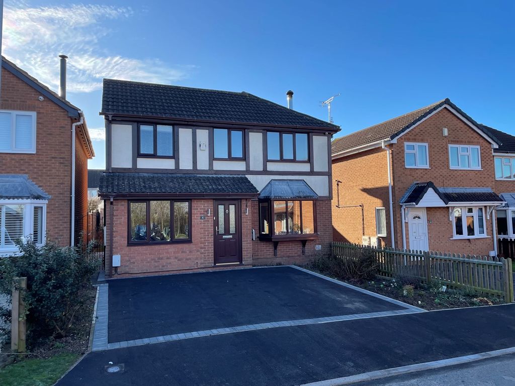 3 bed detached house for sale in Manton Close, Broughton Astley, Leicester LE9, £350,000