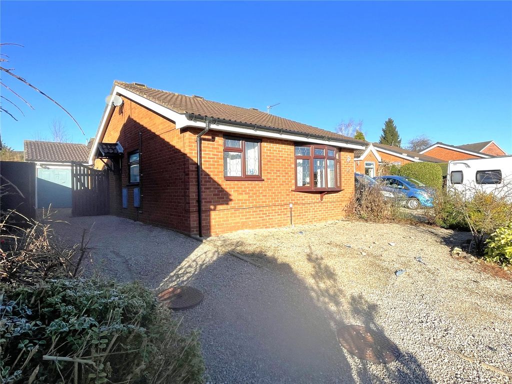 2 bed bungalow for sale in Roundwood Close, Oswestry, Shropshire SY11, £200,000