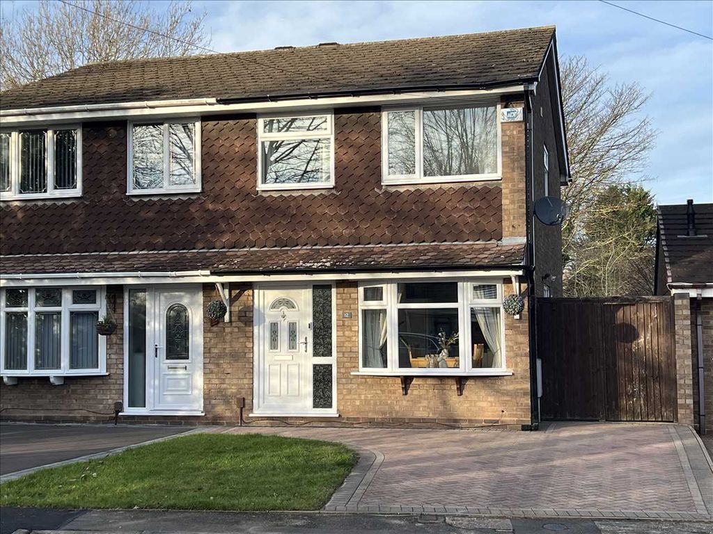 3 bed semi-detached house for sale in 12, Thetford Gardens, Wednesfield WV11, £229,995