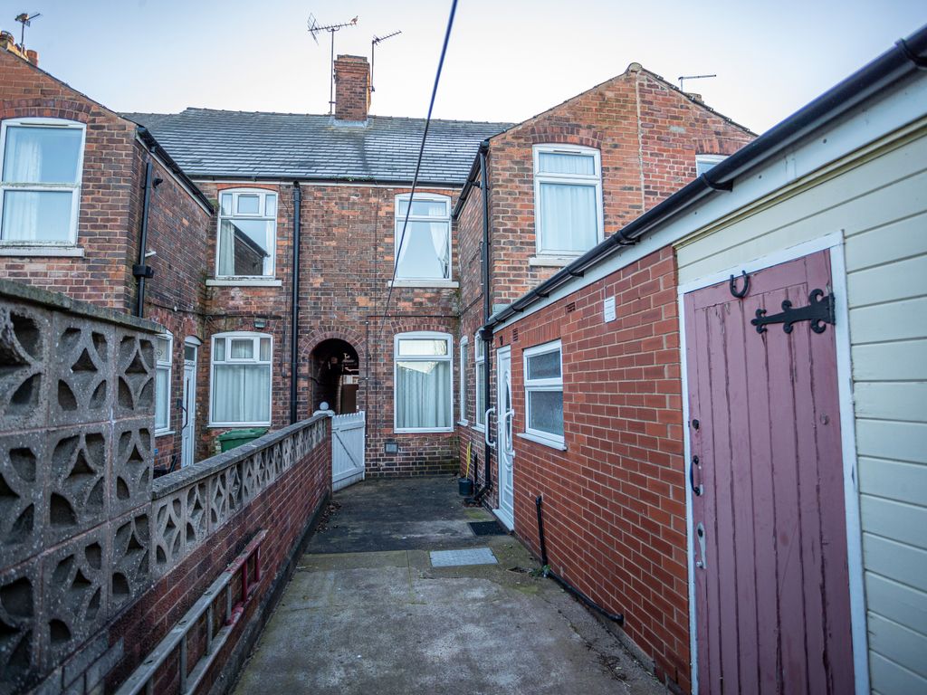 3 bed terraced house for sale in John Street, Worksop S80, £92,500