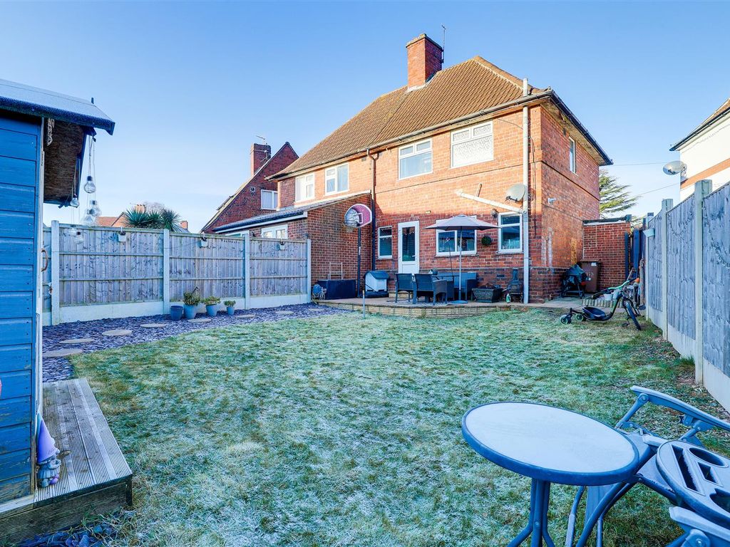 2 bed semi-detached house for sale in Findern Green, Bakersfield, Nottinghamshire NG3, £170,000